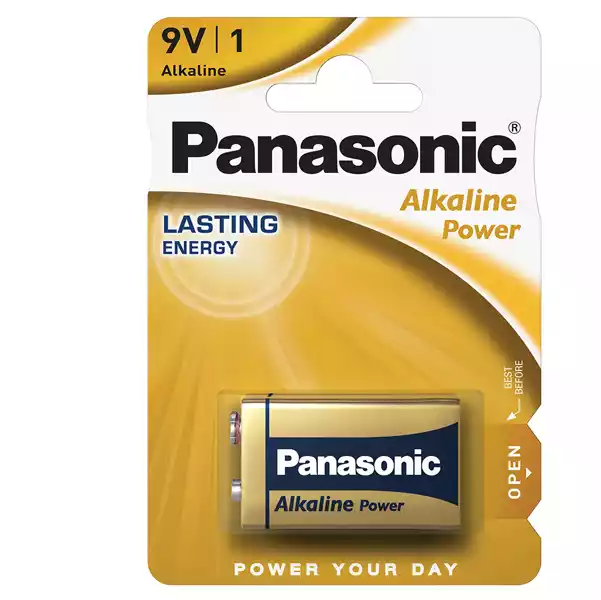 Pila Transistor 9V alcalina Panasonic blister 1 pezzo