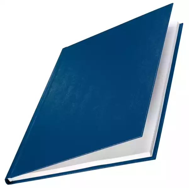 Copertine Impressbind rigide 3,5mm finitura lino blu Leitz scatola 10 pezzi