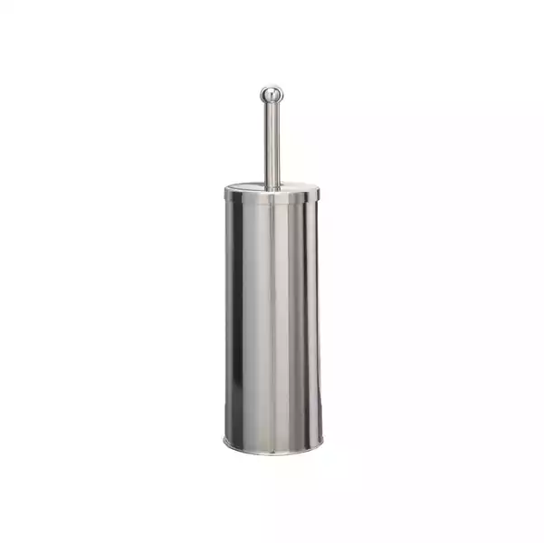 Portascopino Basic Metal da terra diametro 9,8cm altezza 38cm acciaio inox Medial International