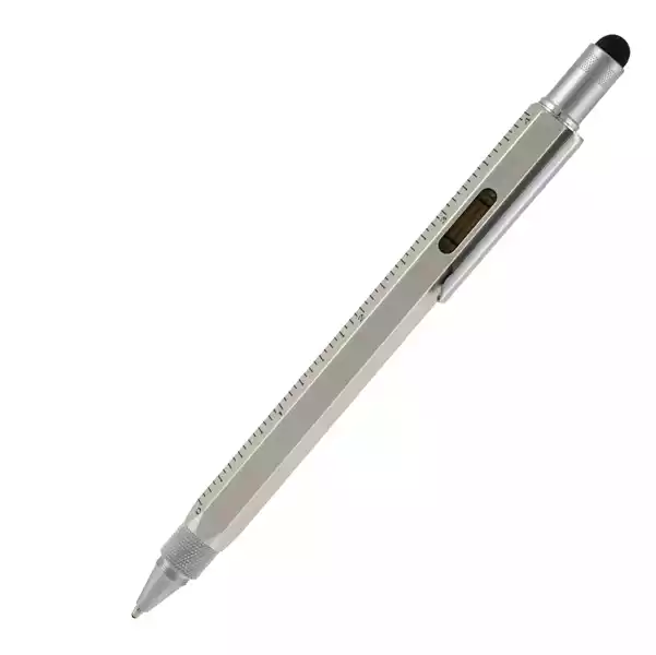 Portamine Tool Pen punta 0,9mm argento Monteverde