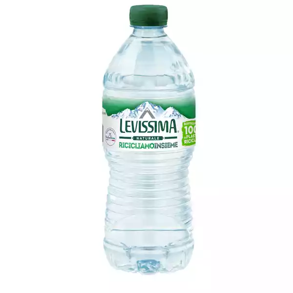 Acqua naturale PET 100 riciclabile bottiglia da 500ml Levissima
