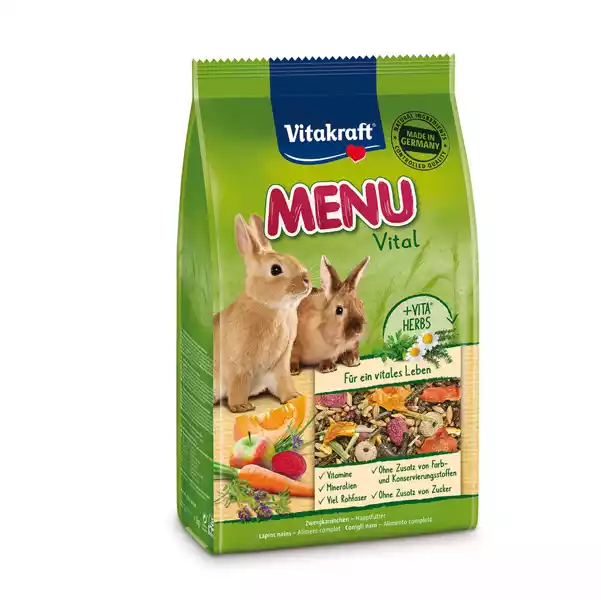 MenU' alimento per conigli nani 1 kg Vitakraft