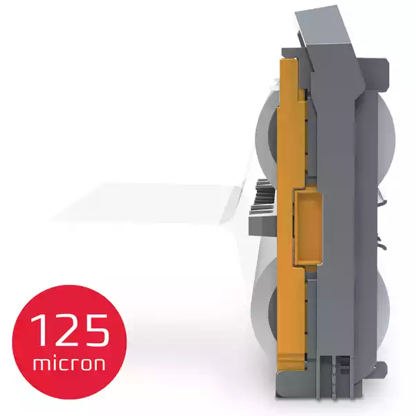Cartuccia ricaricabile struttura con film incluso 125 micron lucido per plastificatrice Foton 30 GBC