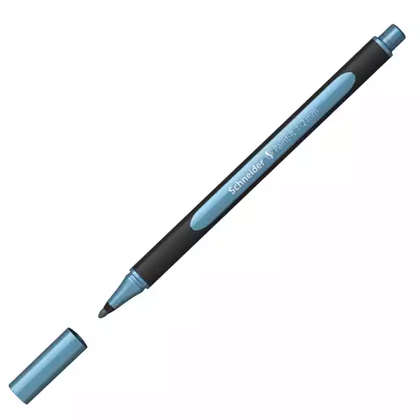 Pennarello Metallic Liner 020 punta 1,2mm azzurro Schneider