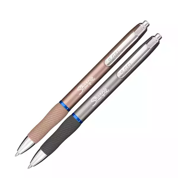 Penna gel a scatto punta 0.7mm fusto colori assortiti metal blu Sharpie