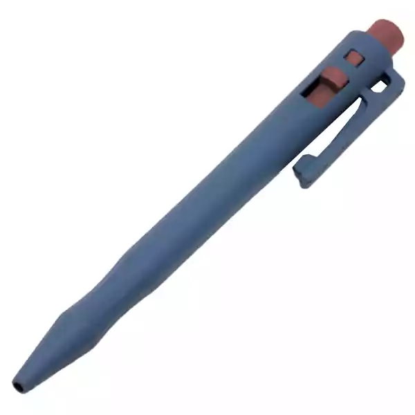 Penna detectabile retrattile per ambienti freddi e umidi blu Linea Flesh
