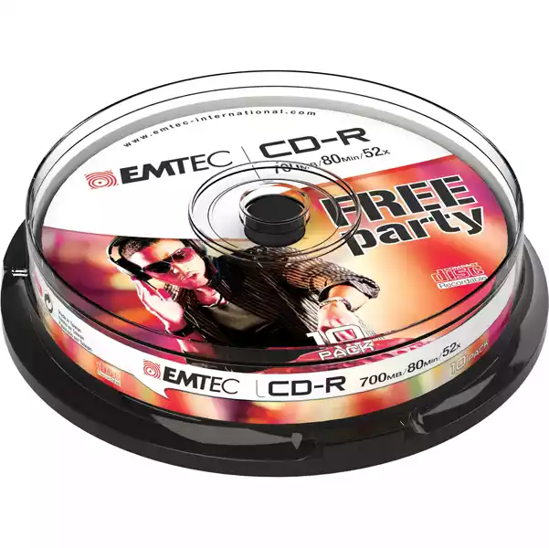 Emtec CD R ECOC801052CB 80min 700mb