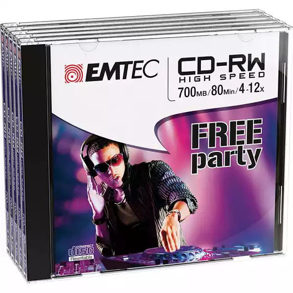 Emtec CD RW ECOCRW80512JC 80min 700mb