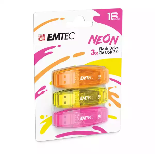 Emtec Memoria Usb 2.0 C410 16GB ECMMD16GC410P3NEO