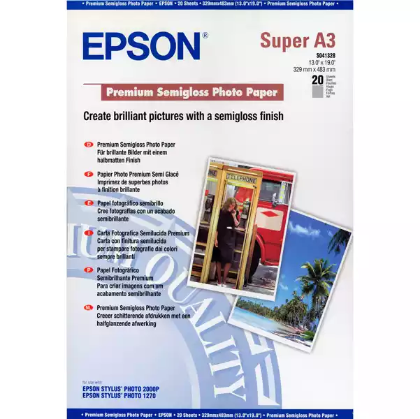 Epson Carta Fotografica Semilucida Premium C13S041328