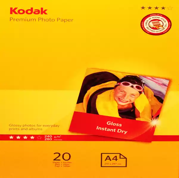 Kodak Carta Fotografica Ultra Premium Gloss A4 240gr 20 fogli 5740 093