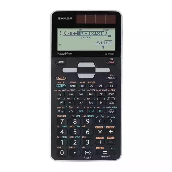 Sharp Calcolatrice Scientifica EL W506T Argento ELW506TBSL