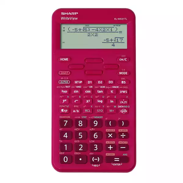 Sharp Calcolatrice Scientifica EL W531TL Rosso ELW531TLBRD