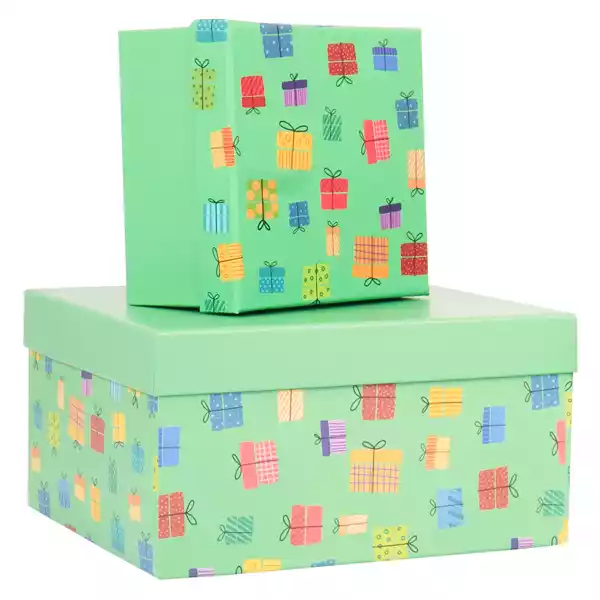 Set scatole regalo dimensioni assortite fantasia Memento conf. 6 pezzi