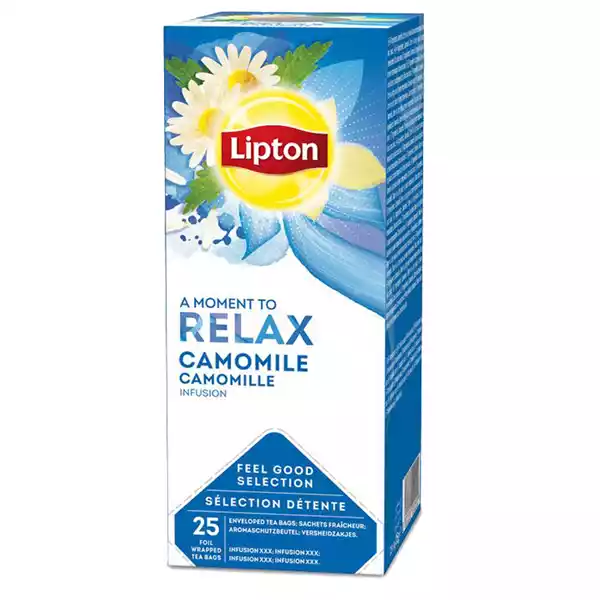 Camomilla Feel Good Selection in filtro Lipton conf. 25 pezzi