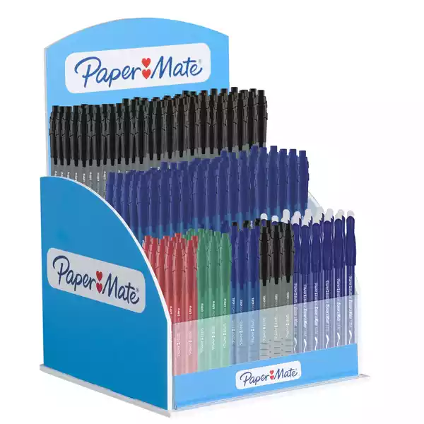 Penne assortite Flexgrip e Replay colori assortiti Papermate expo 144 pezzi