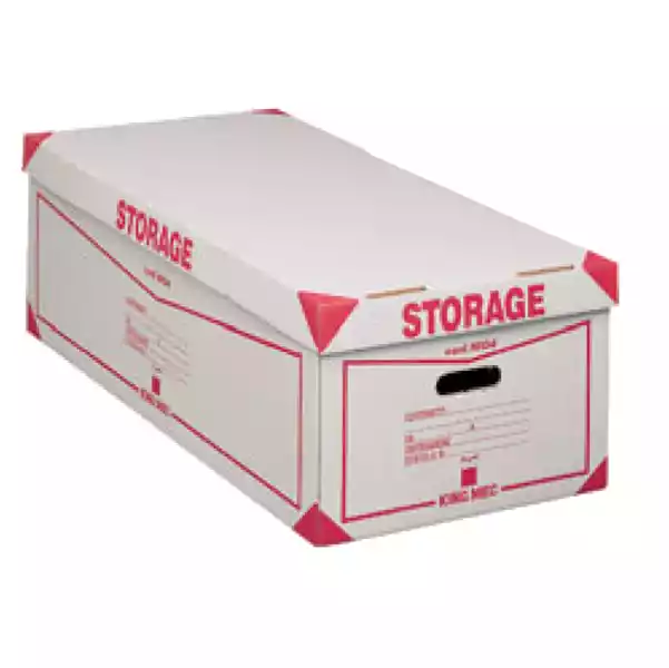 Scatola Storage con coperchio 38,5x26,4x75,5cm bianco e rosso 1604 Esselte Dox