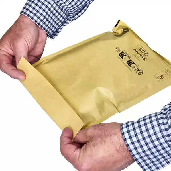 Busta imbottita Mail Lite Gold B (12x21cm) avana Sealed Air conf. 10 pezzi