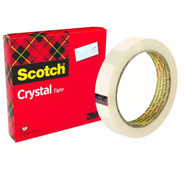 Nastro adesivo Crystal 600 66 mx1,9cm trasparente Scotch