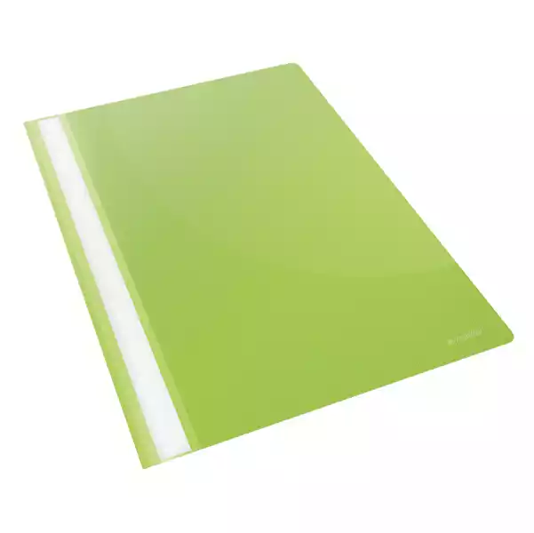 Cartellina ad aghi Report File con fermafogli PPL 21x29,7cm verde Esselte