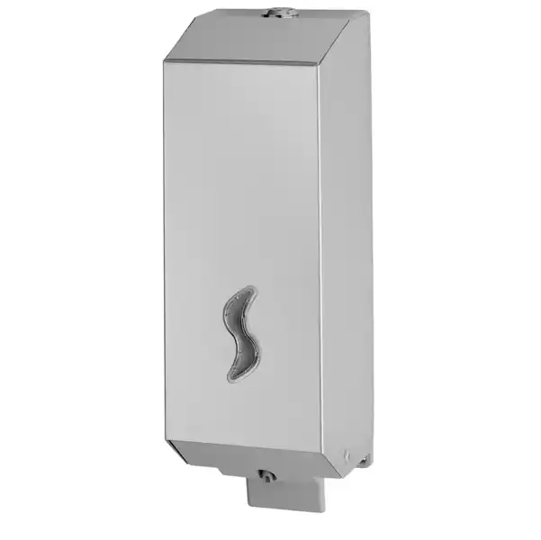 Dispenser per sapone liquido 10x11x32cm capacitA' 1,2 L acciaio inox Medial International