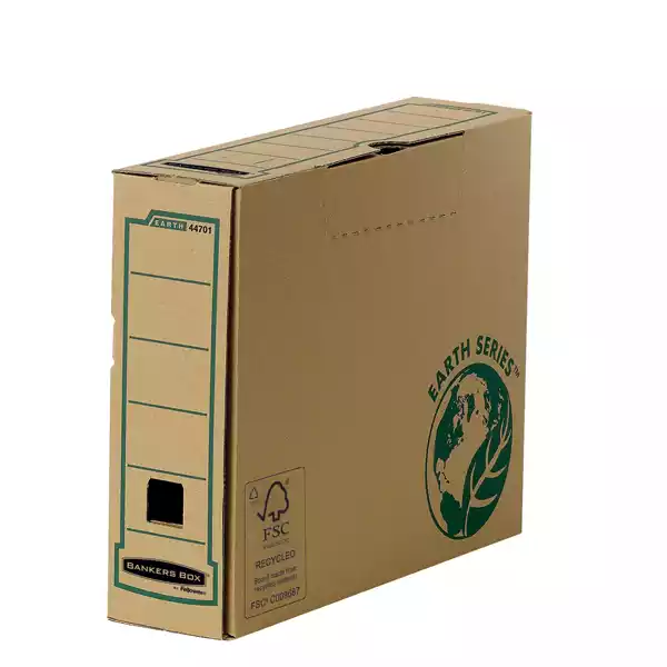 Scatola archivio Bankers Box Earth Series A4 25x31,5cm dorso 8cm Fellowes