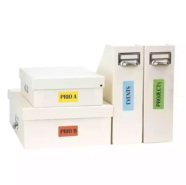Etichette adesive LP4C in carta permanenti 70x36mm 24 et fg 70 fogli giallo opaco Tico