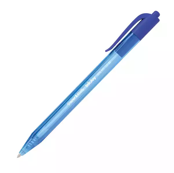 Penna a sfera a scatto Inkjoy 100 RT punta 1,0mm blu Papermate
