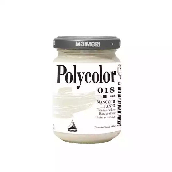 Colore vinilico Polycolor 140ml bianco titanio Maimeri