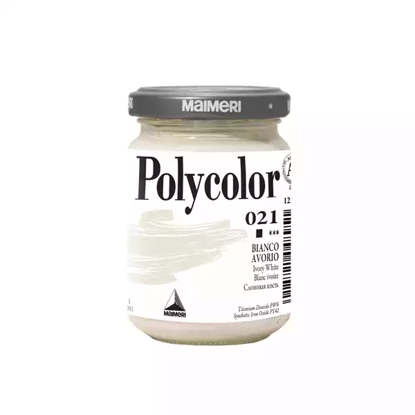 Colore vinilico Polycolor 140ml bianco avorio Maimeri