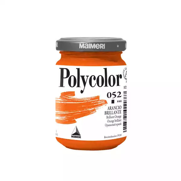 Colore vinilico Polycolor 140ml arancio brillante Maimeri