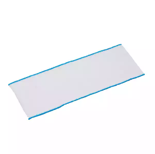 Panno Mop Swispo bianco con bordo blu 44x14cm Vileda conf. 50 pezzi