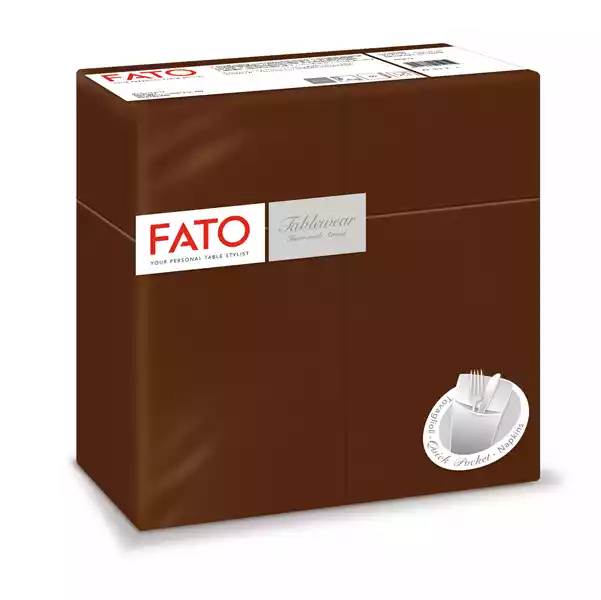 Quick pocket linea AirLaid 40x40cm cacao Fato conf. 50 pezzi