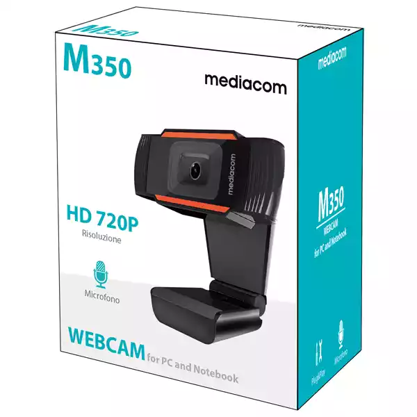 Webcam M350 con microfono integrato 720p Mediacom