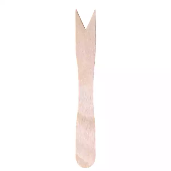 Forchettina monouso in legno 8,5cm Signor Bio conf. 100 pezzi