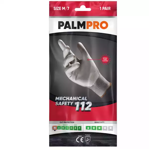 Guanti mechanical Safety Palmpro 112 taglia M grigio Icoguanti