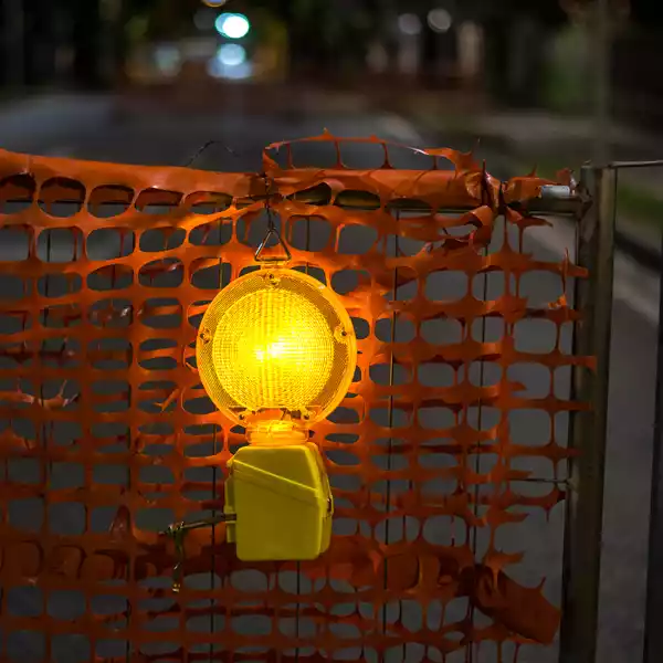 Lampeggiante stradale Blink Road LED giallo fluo arancio Velamp