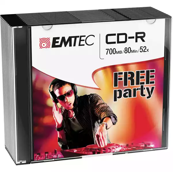 Emtec CD R ECOC801052SL 80min 700mb