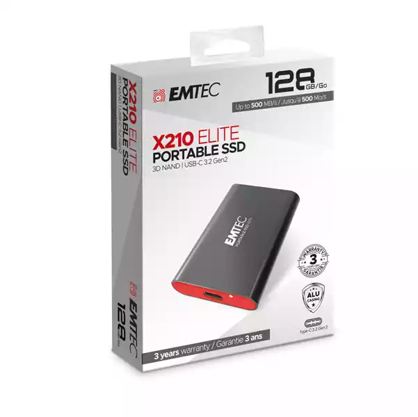 Emtec X210 External 128GB ECSSD128GX210