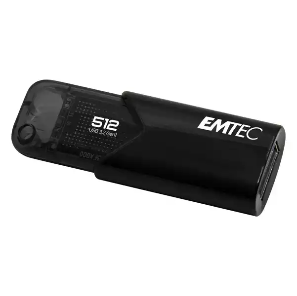 Emtec Memoria USB B110 USB 3.2 ClickEasy nero ECMMD512GB113 512 GB