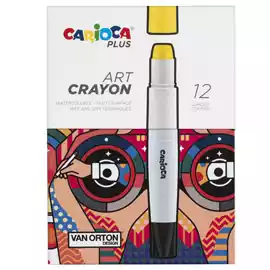 Pastello a cera Art Crayon D 10mmx138mm colori assortiti  Plus conf....