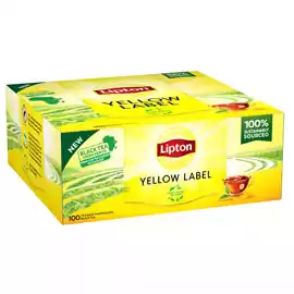 TE' nero Yellow Label in filtro  conf. 100 pezzi