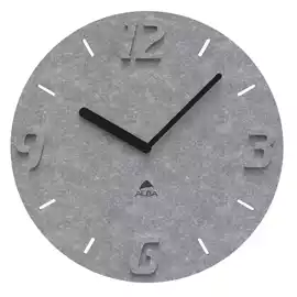 Orologio da parete effetto 3D raggio 55cm PET grigio 