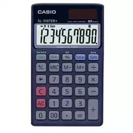 Calcolatrice tascabile SL 310TER+ 10 cifre blu 