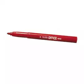 Pennarelli Office punta feltro punta maxi  0,80 2,00mm rosso  conf....