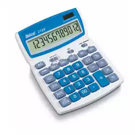 Calcolatrice da tavolo 212X 12 cifre bianco 
