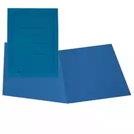 Cartelline semplici con stampa cartoncino Manilla 145gr 25x34cm azzurro Cartotecnica del Garda...