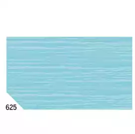 Carta crespa 50x250cm 48gr m2 azzurro 625   conf.10 rotoli