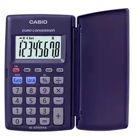 Calcolatrice tascabile HL 820VERA 8 cifre blu 