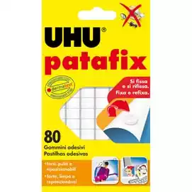 Supporti in gomma adesiva UHU Patafix bianco UHU conf. 80 pezzi